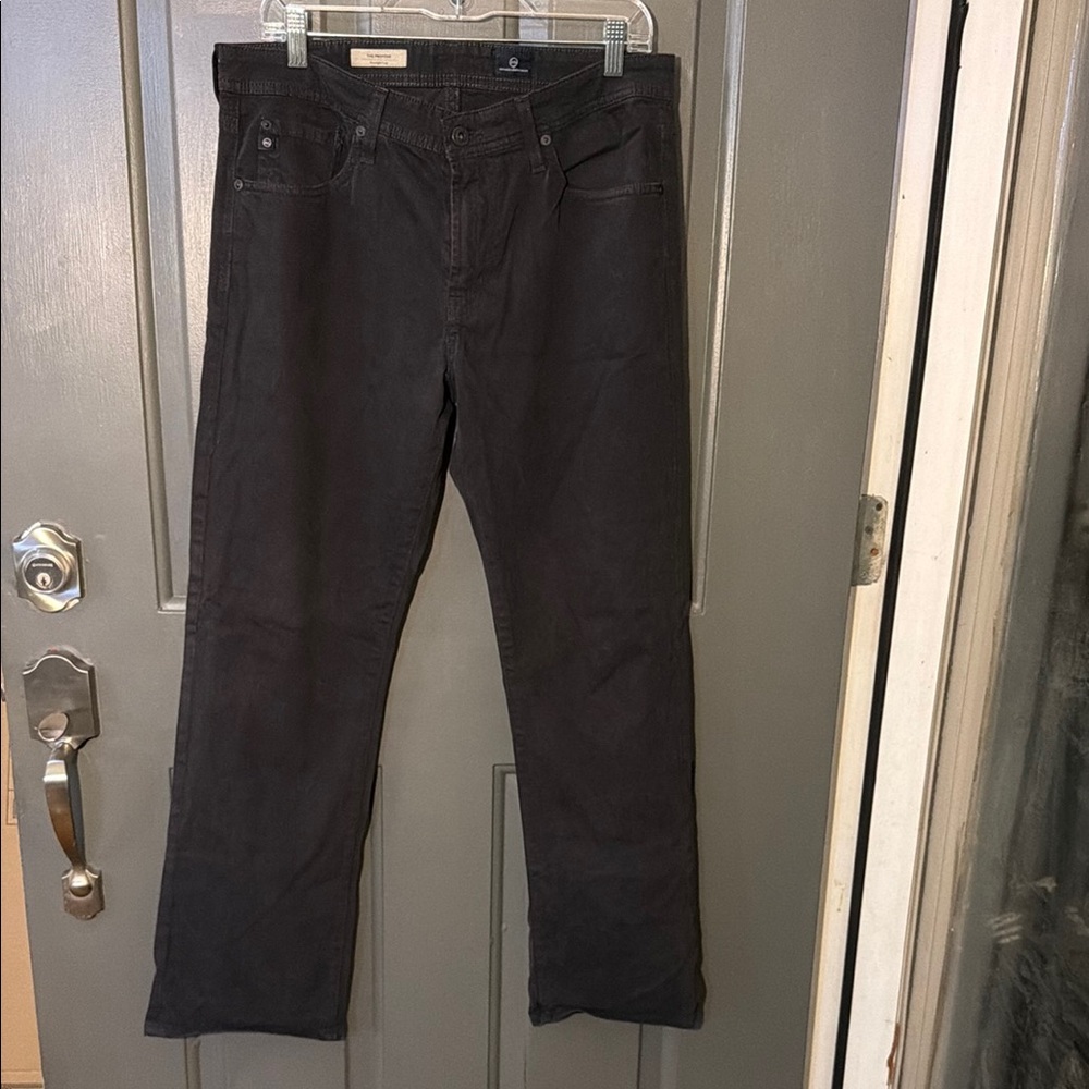 Adriano Goldschmied Protege Straight Leg Black Pants 32”x34”